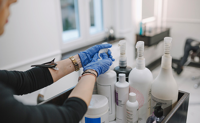 Visit a hairdresser and get a treatment for damaged hair