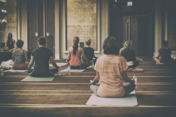 Yogis in a class