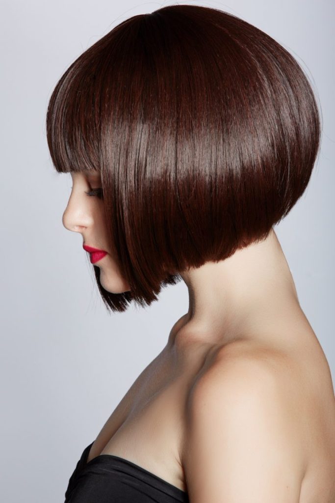 Angeled Bob haircut
