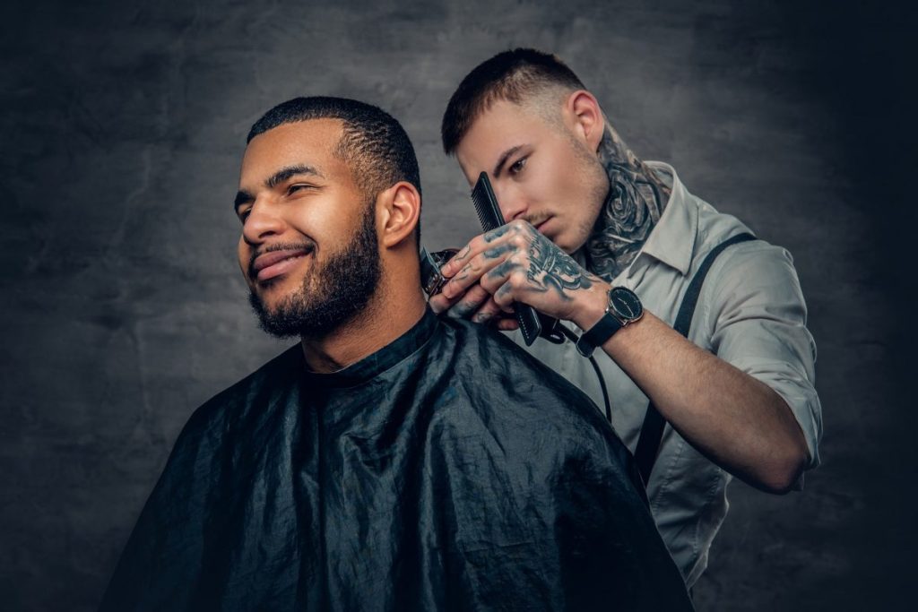 Fade haircut