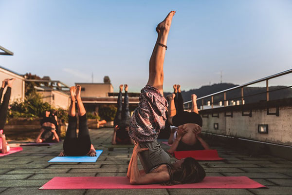 outdoor yoga