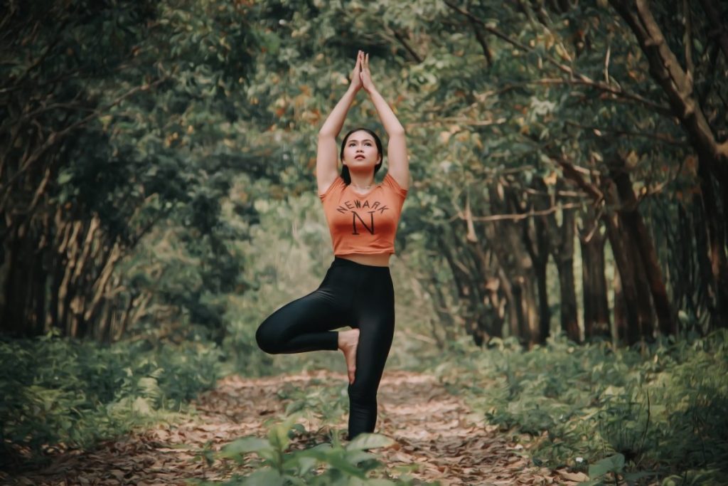 Woman Doing Yoga