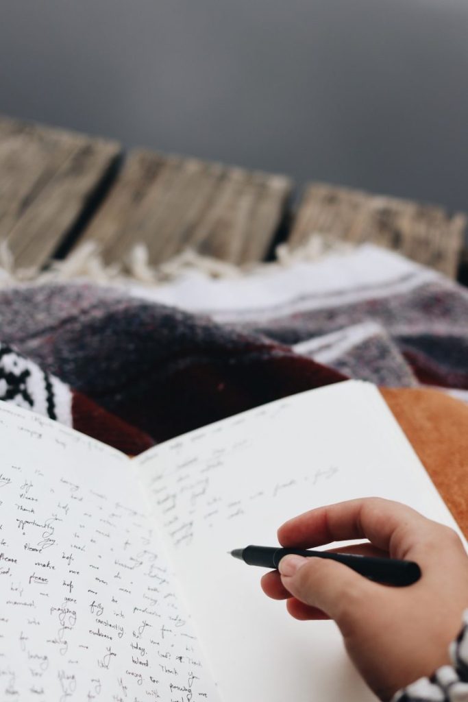 Woman with a Journal