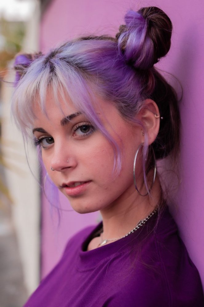 Hairstyle with a twist