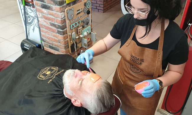 lucjan's barber shop zabieg