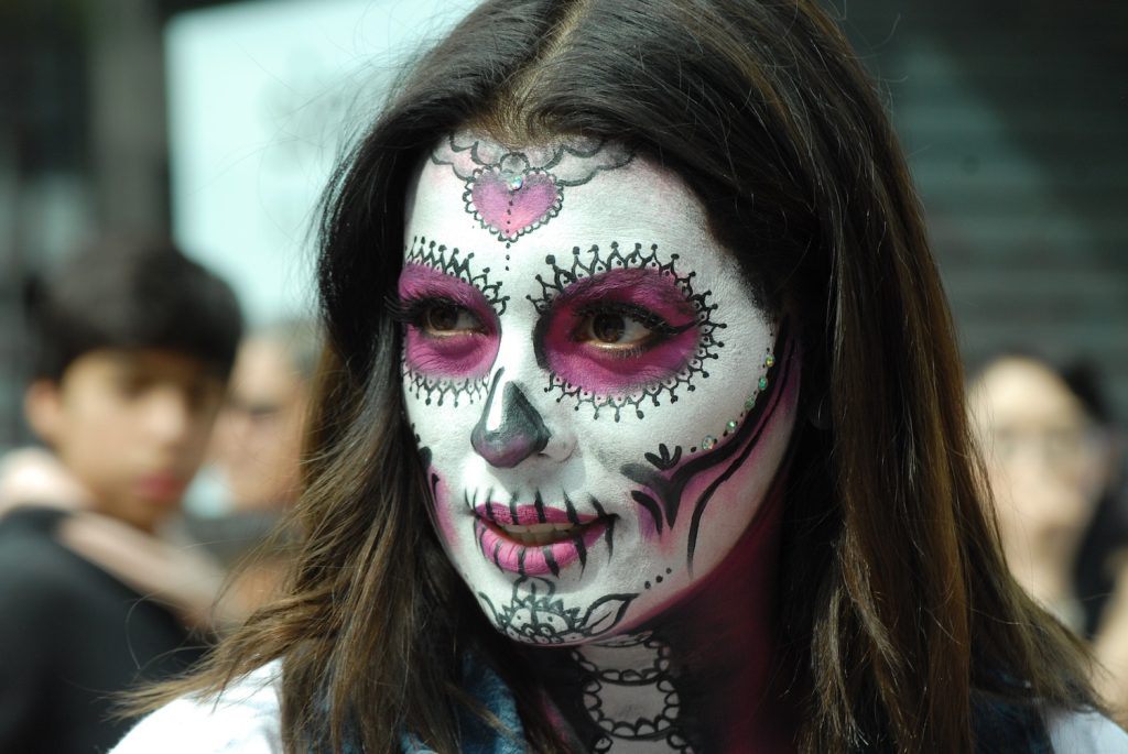 Meksykański makijaż na Halloween