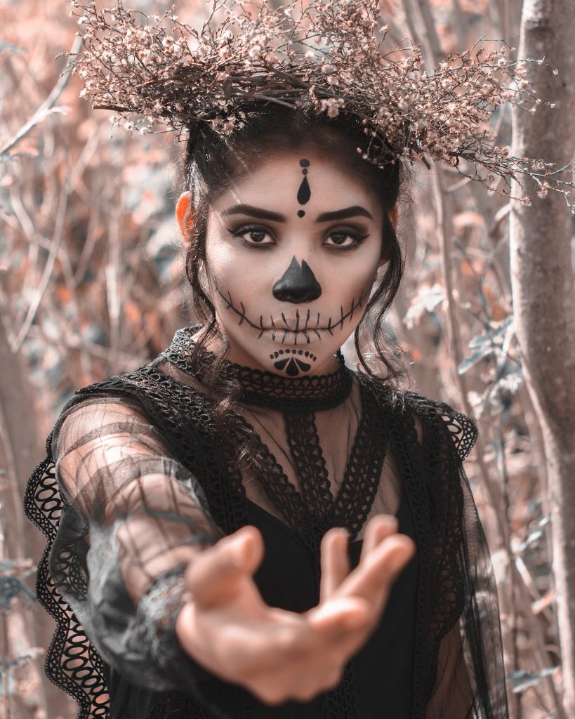 Meksykański makijaż na Halloween