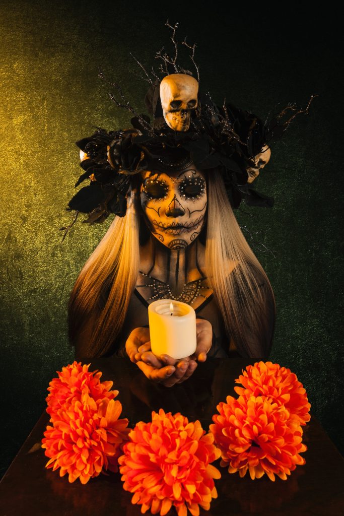Meksykański makijaż na Halloween