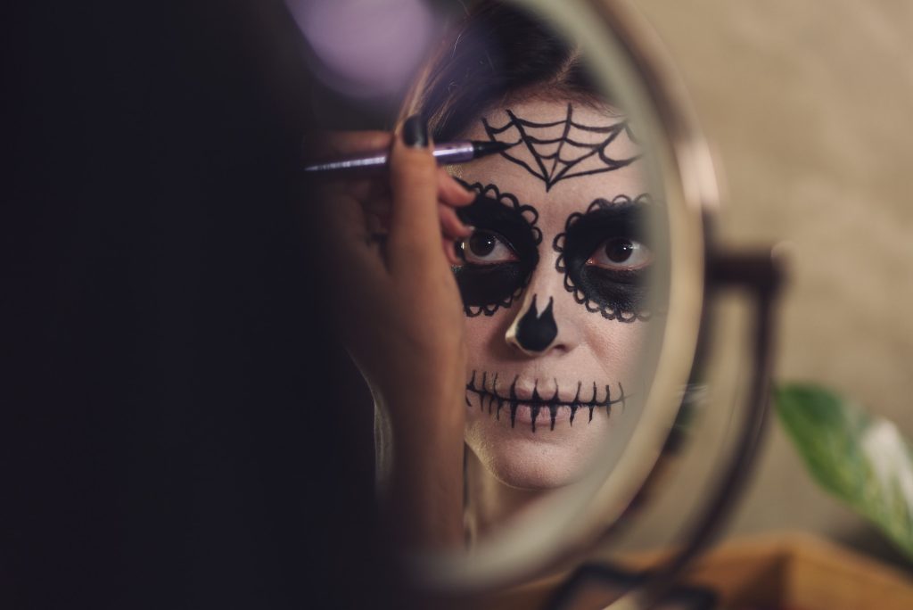 makijaż Santa Muerte