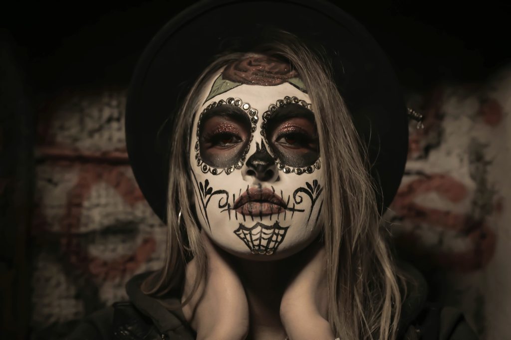 makijaż Santa Muerte