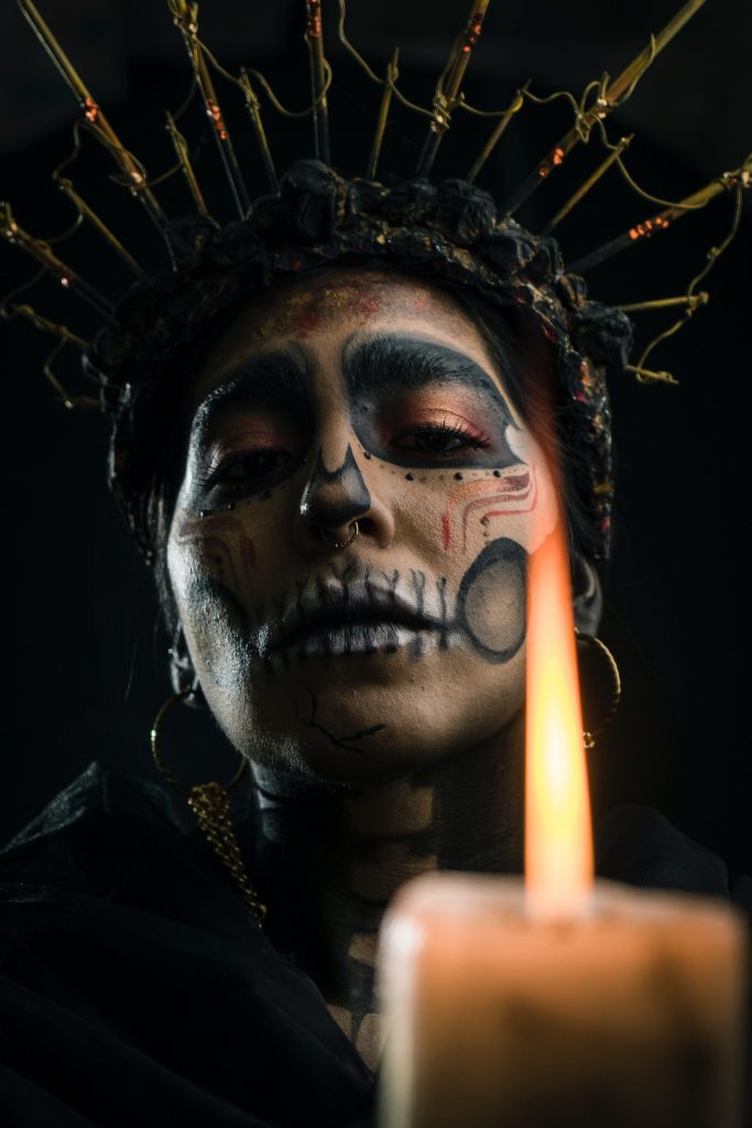 makijaż Santa Muerte