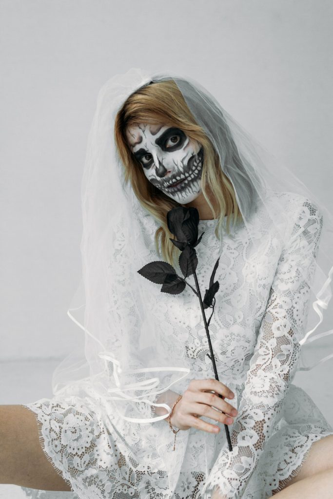 makijaż Santa Muerte