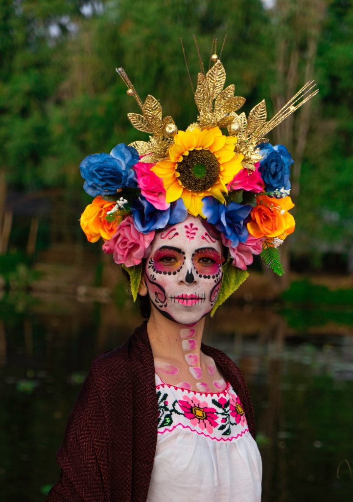 makijaż Santa Muerte
