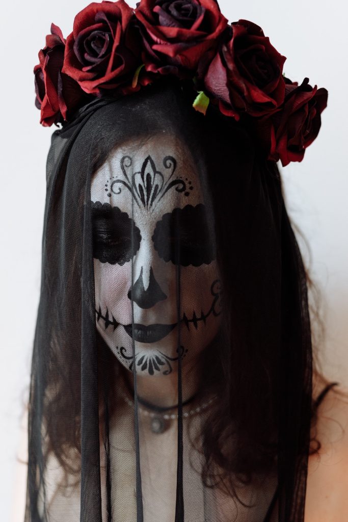 makijaż Santa Muerte