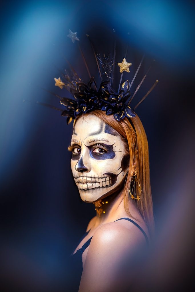 Meksykański makijaż na Halloween - Santa Muerte