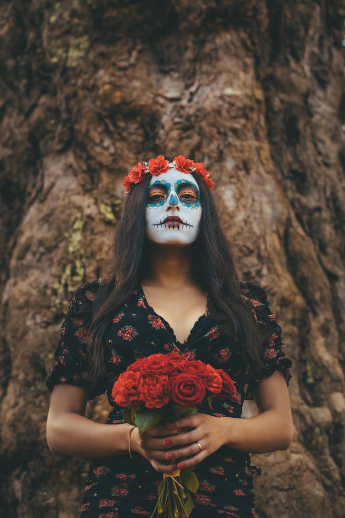 Meksykański makijaż na Halloween - Santa Muerte