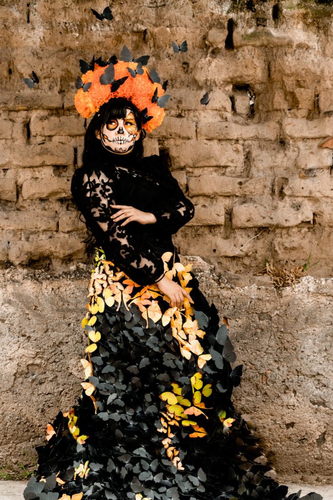 Meksykański makijaż na Halloween - Santa Muerte
