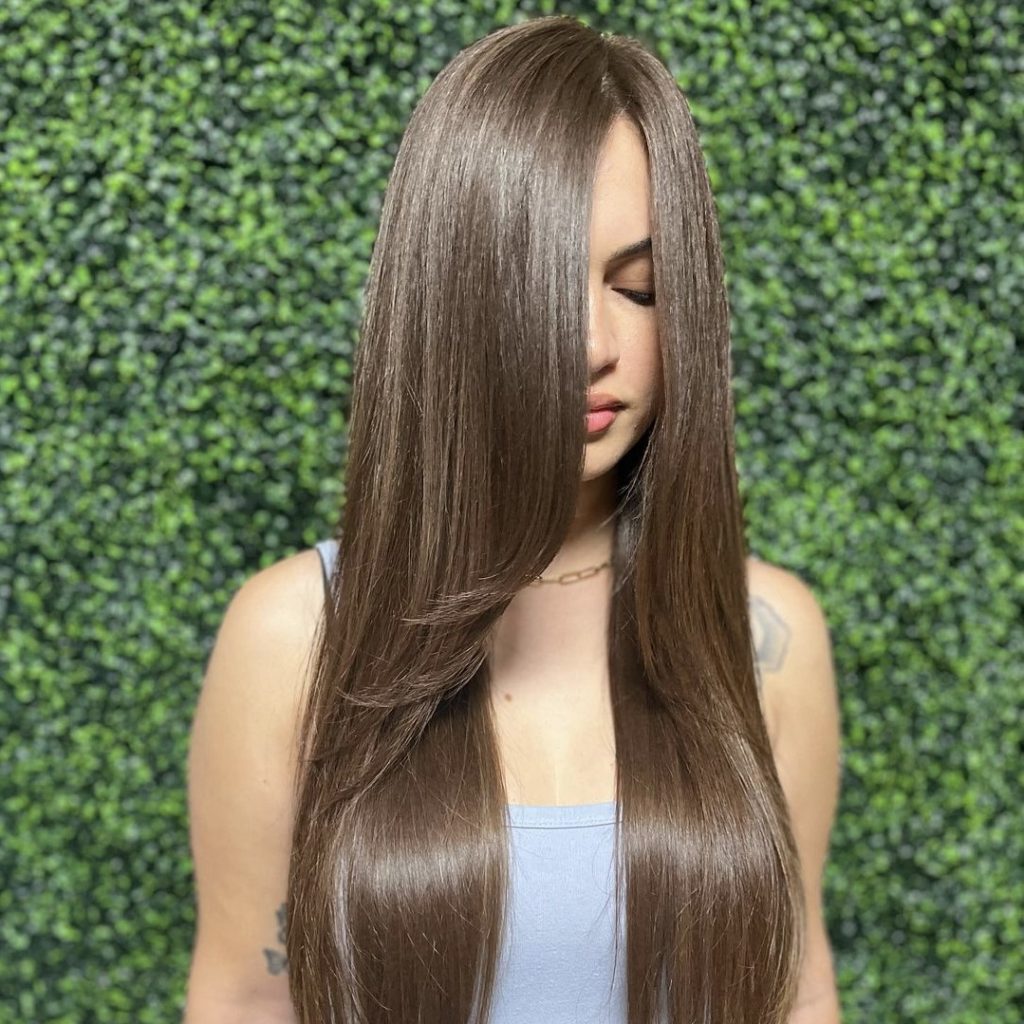 Fryzury letnie - Sleek hair