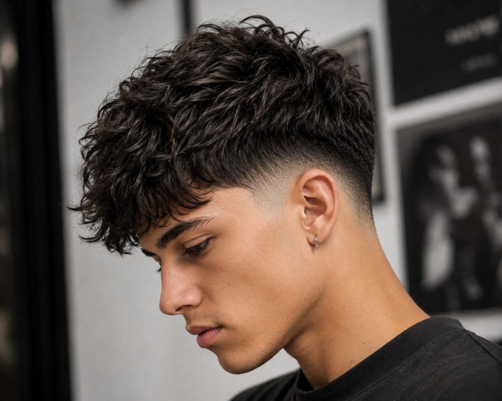 Taper fade con textura