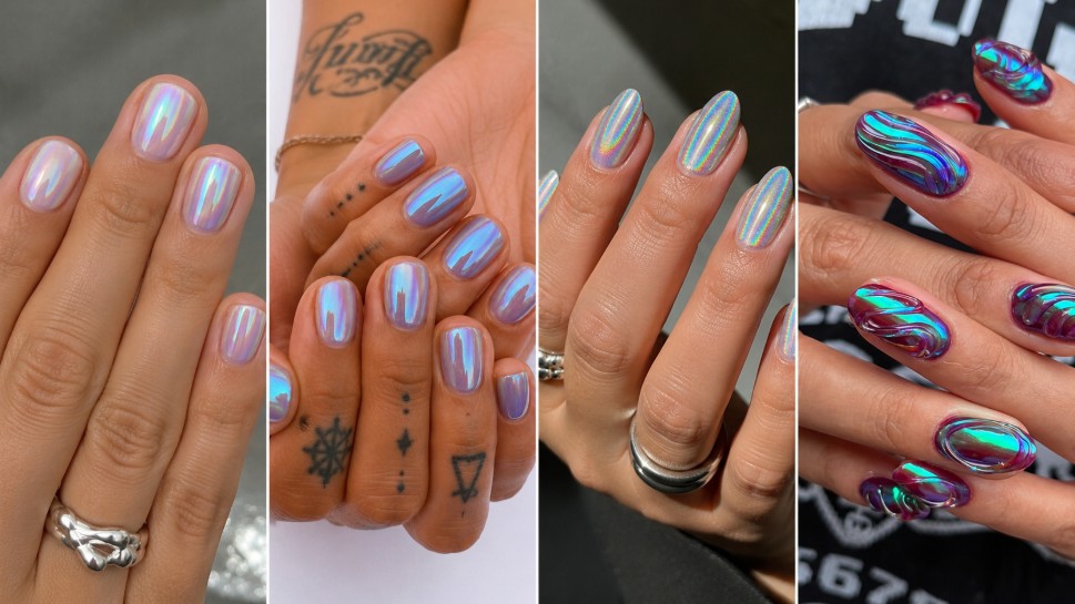 Uñas holográficas