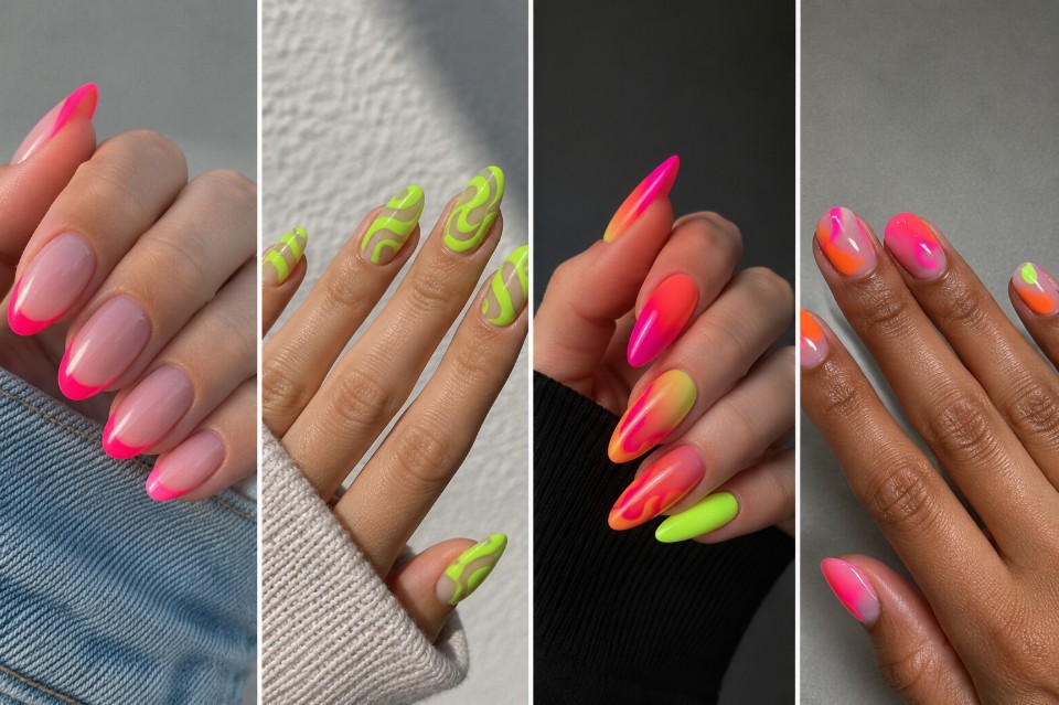 Manicura neón