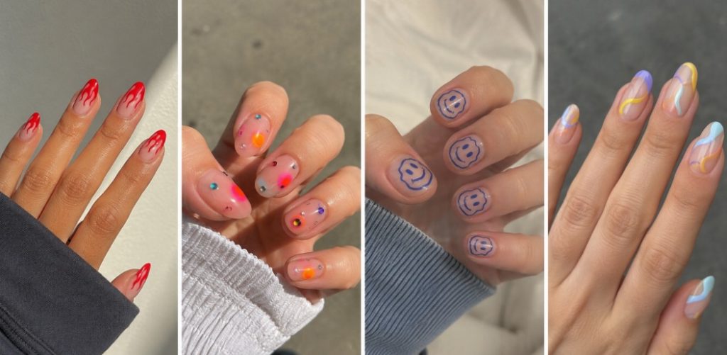 Nail art minimalista