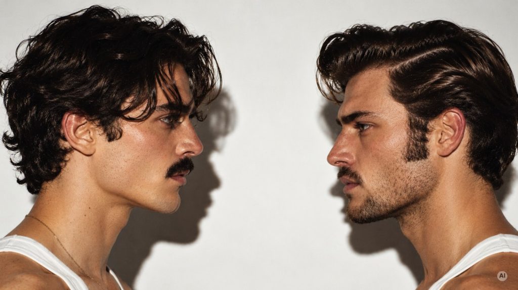 Bigotes, patillas y barba: no hay por qué ser minimalista