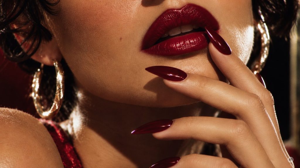 Uñas oscuras, granates y cromadas: pequeños detalles, grandes cambios